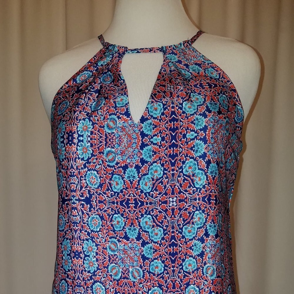 Beige By ECI Blue & Red Dress